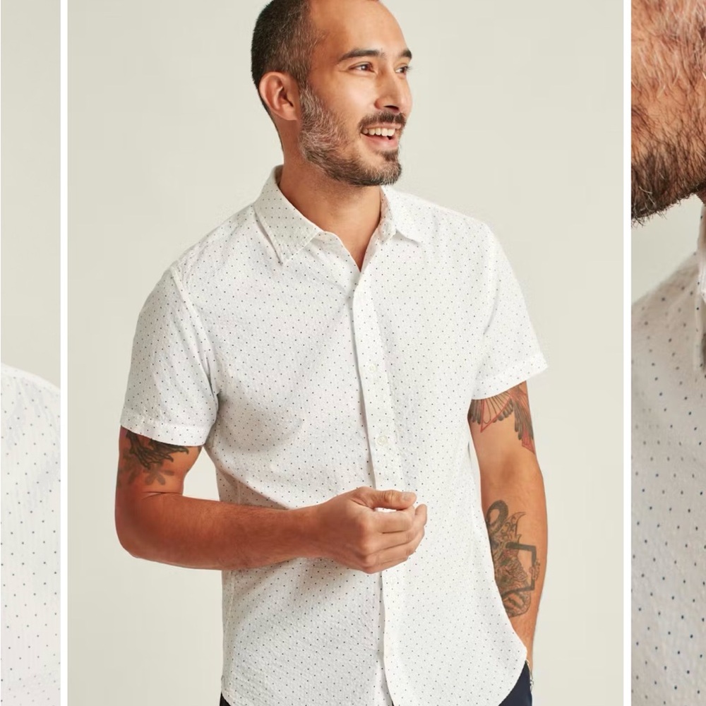 Bonobos white polka dot button down - Picture 5 of 5